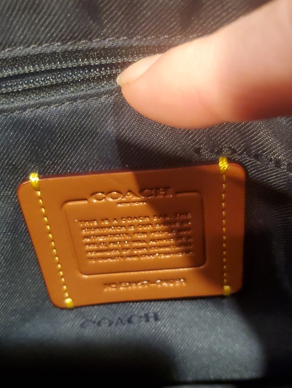Like NEW Coach Cassie Signature Colorblock Crossbody - Picture 11 of 12